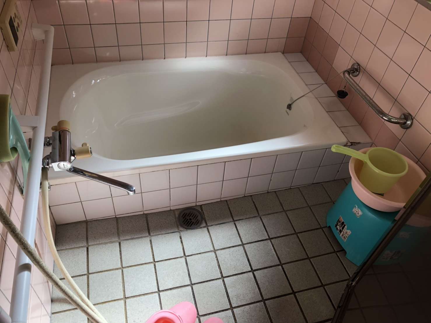 在来風呂水漏れ